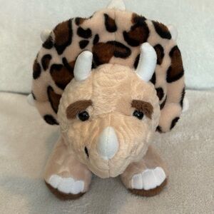 Ganz Webkinz Triceratops Dinosaur  Plush Stuffed Animal NO CODE 7” HM422